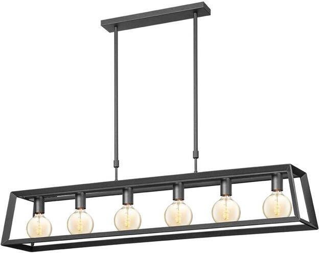 Home Sweet Home Sito 6 Lichts Hanglamp Zwart