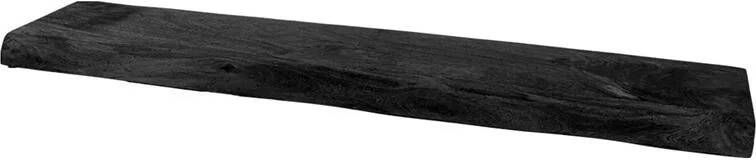 Home67 Wandplank Pure Zwart Mangohout 100 cm