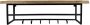 HSM Collection Kapstok 90x30x30 Naturel|zwart Acaciahout|metaal - Thumbnail 2