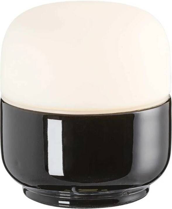 Ifo Electric Ifö Electric Ohm 100|110 plafond-en wandlamp porselein IP44 Zwart