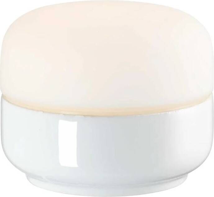 Ifo Electric Ifö Electric Ohm 140|115 plafond-en wandlamp LED porselein IP44 Wit