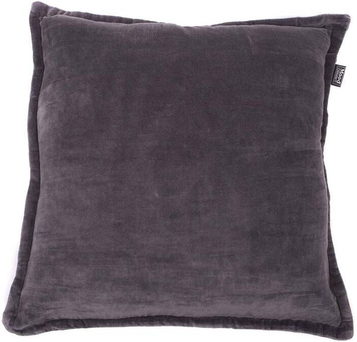 In The Mood Collection Charme Sierkussen L50 x B50 cm Antraciet