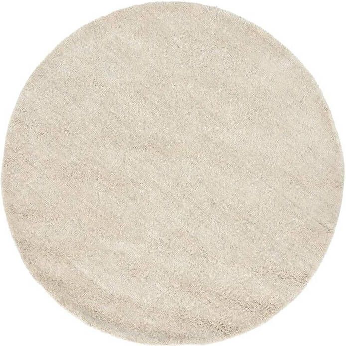 Interieur05 Berber Vloerkleed Wol Lichtgrijs Nador Rond 200cm