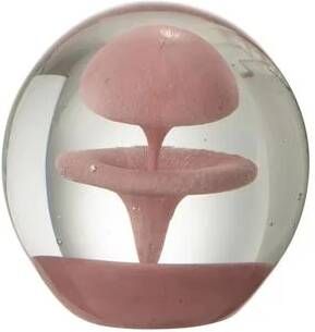 J-Line presse-papier Bel glas roze small
