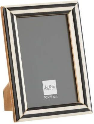 J-Line fotolijst fotokader hout zwart|wit small