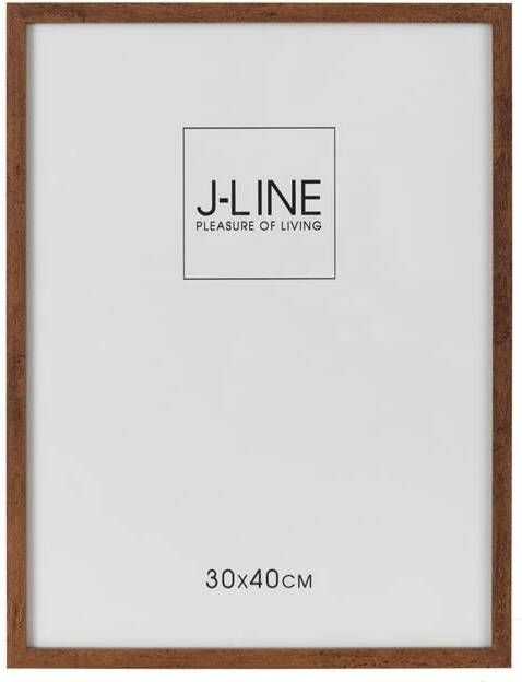 J-Line Fotokader Basic Hout Donker Bruin Extra Large