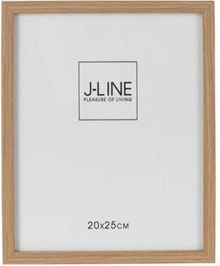 J-Line fotolijst fotokader Basic hout naturel medium 2 stuks
