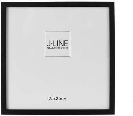 J-Line fotolijst fotokader Basic hout zwart large 2 stuks