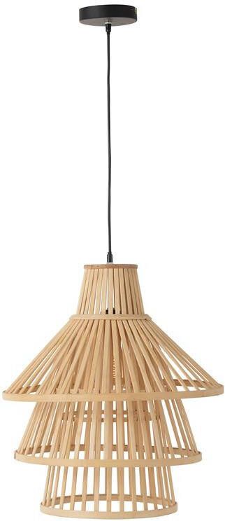 J-Line hanglamp Lagen hout naturel large