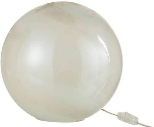 J-Line lamp Parel Rond glas wit large
