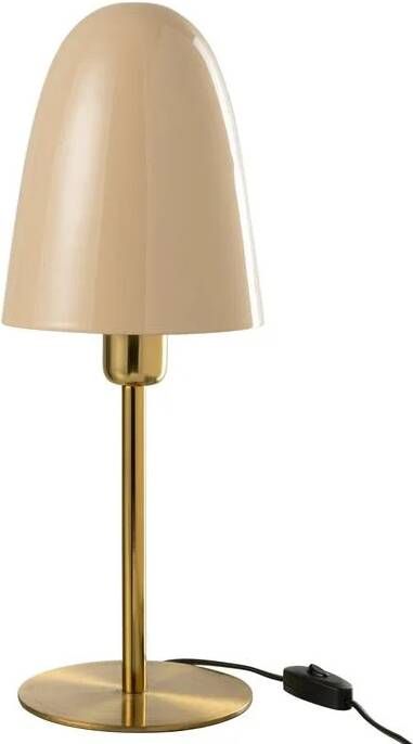 J-Line tafellamp metaal beige|goud