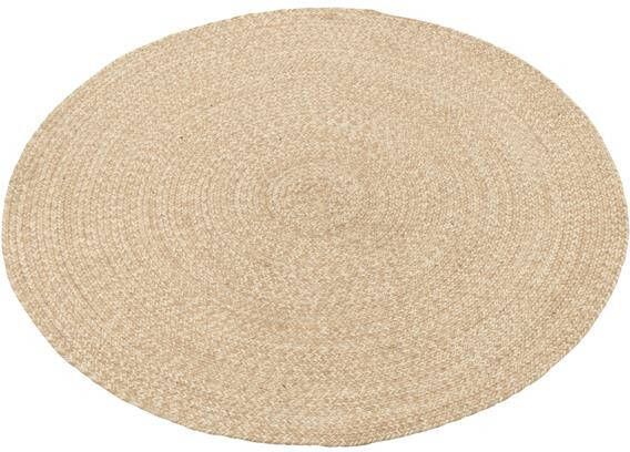 J-Line tapijt Miami Outdoor polyester naturel|wit medium