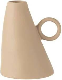 J-Line Vaas Hellend Keramiek Beige