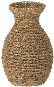 J-Line vaas Lise zeegras naturel small 38 cm hoog