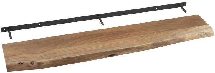 J-Line wanddecoratie Gerard Acacia hout naturel large