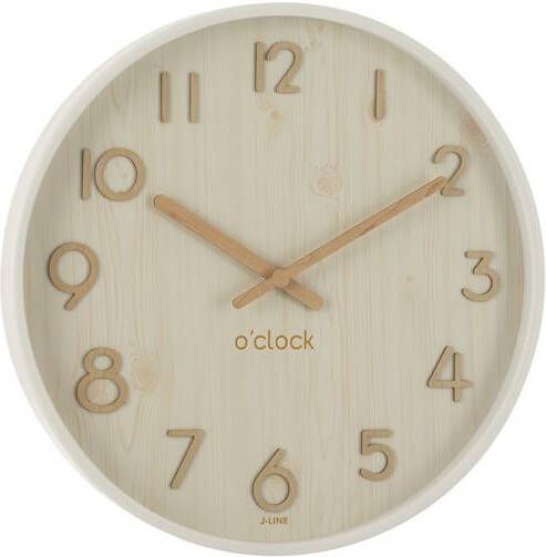 J-Line Wandklok Multiplex|Mdf Large