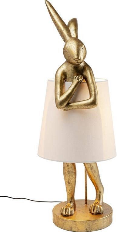Kare Design Animal Rabbit Tafellamp 88 Cm Goudkleurig