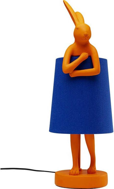 Kare Design Animal Tafellamp konjin 50cm oranje en blauw