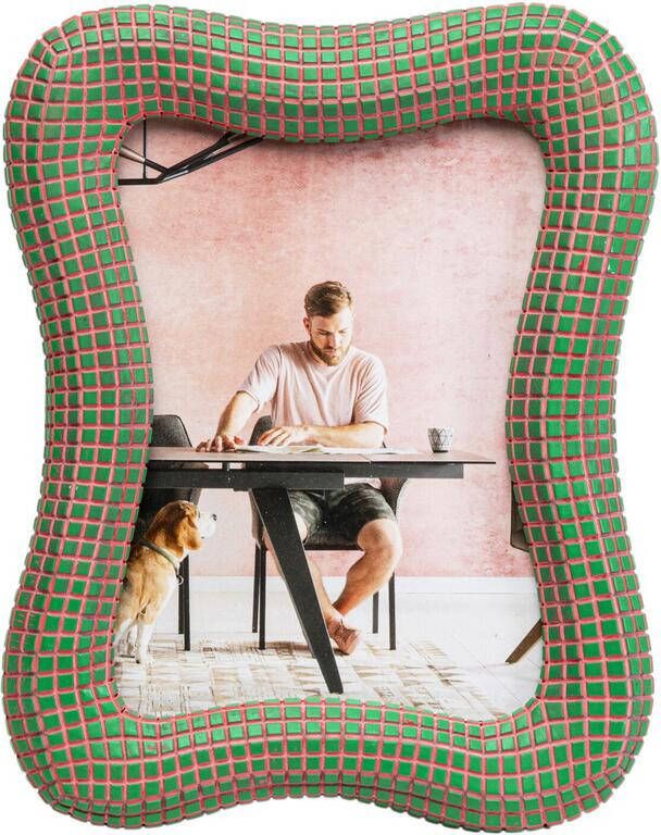 Kare Design Fotolistj Wavy 18x23cm groen