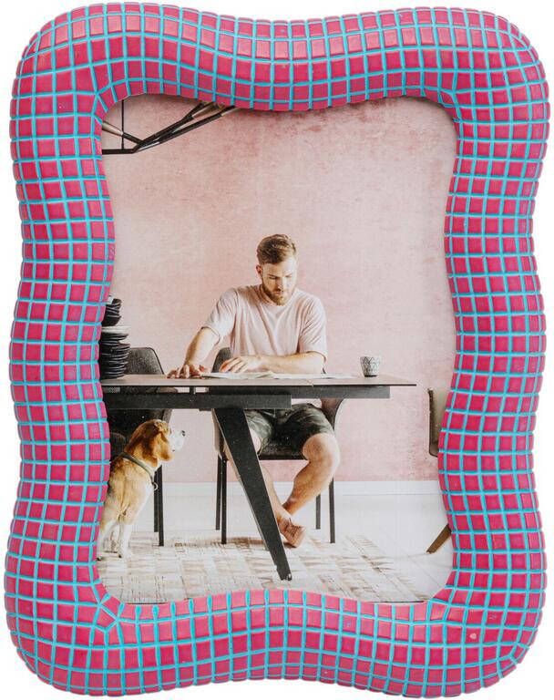Kare Design Fotolistj Wavy 18x23cm roze