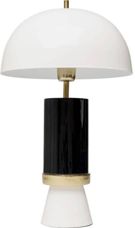 Kare Design Josy Tafellamp wit en zwart