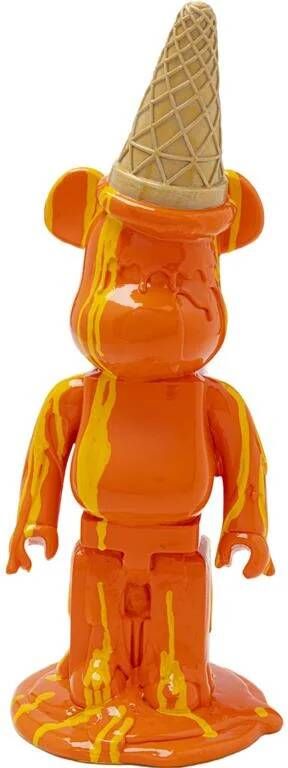 Kare Design Kare Decofiguur Gelato Bear Orange 40cm
