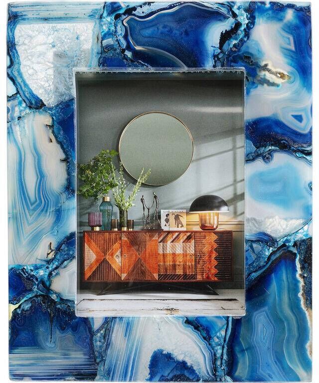 Kare Design Kare Fotolijst Francis Achat Blue 13x18cm