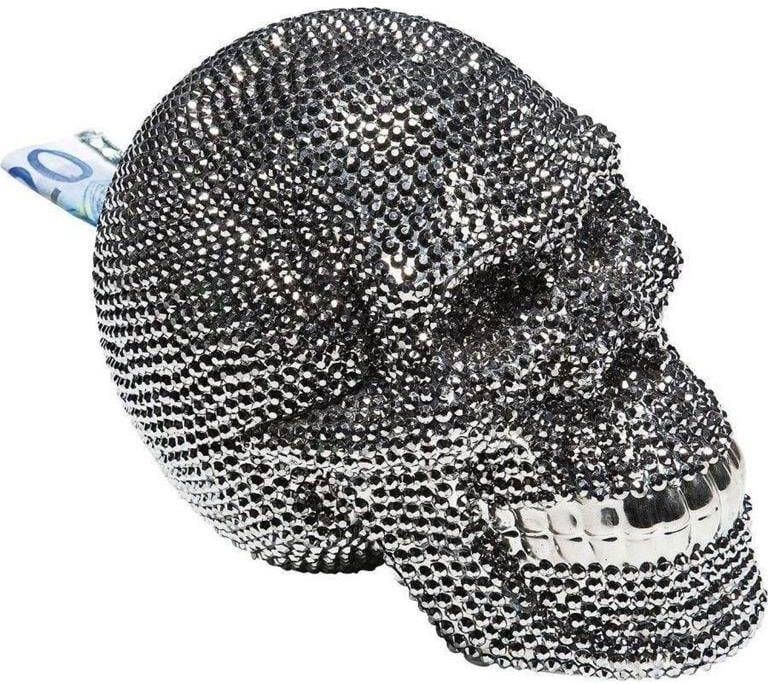 Kare Design Kare Spaarpot Skull Silver