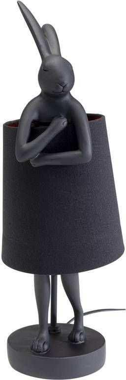Kare Design Kare Tafellamp Animal Rabbit Matt Black 50cm