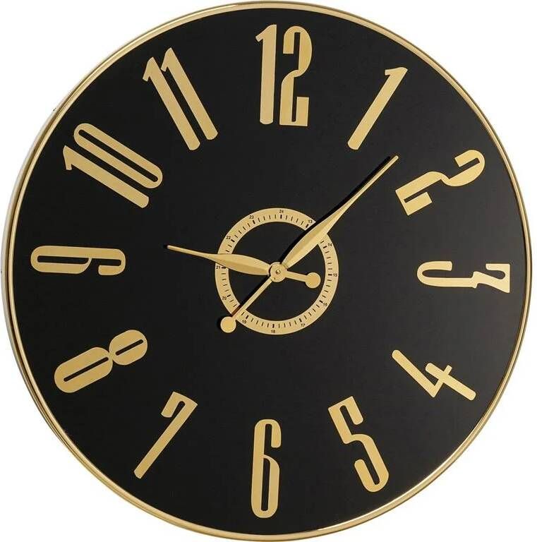 Kare Design Kare Wandklok Casino Black Ø76cm