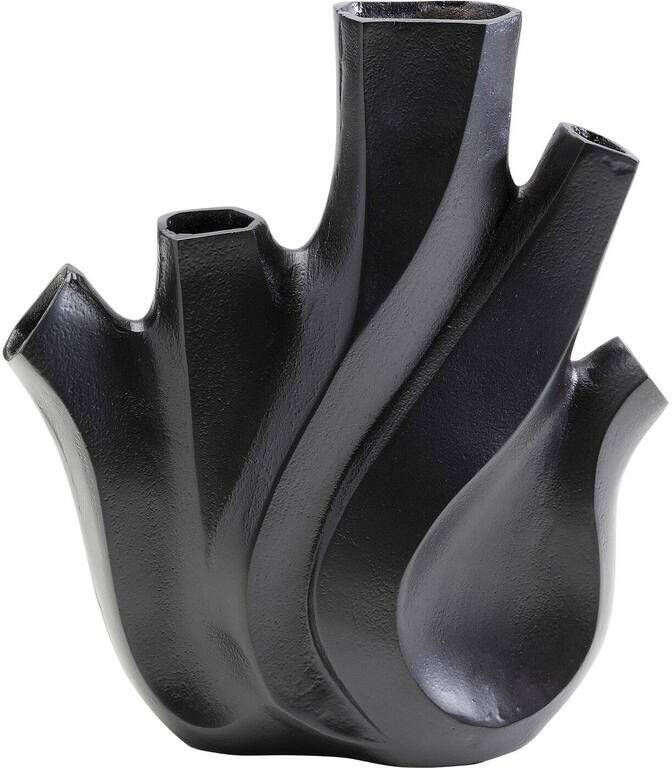 Kare Design Vaas Flame zwart 29cm