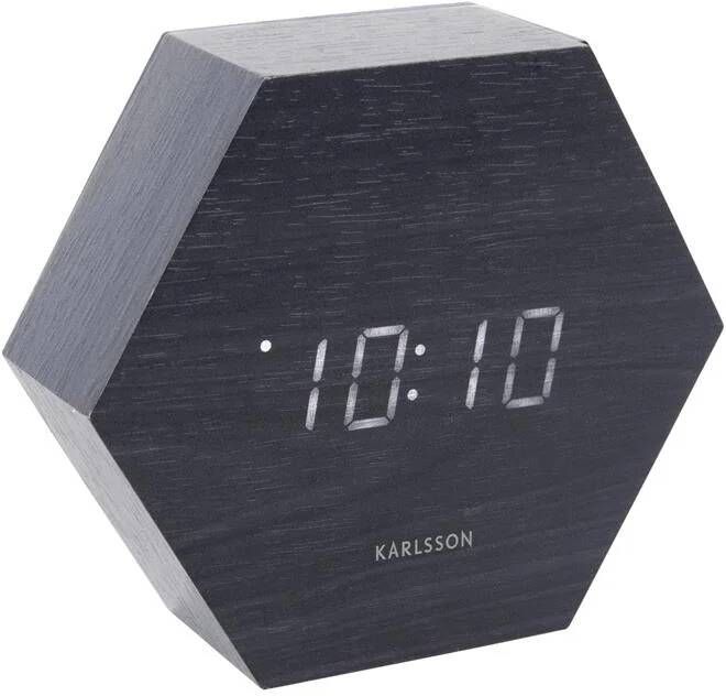 Karlsson Hexagon Wekker 13 x 11 cm