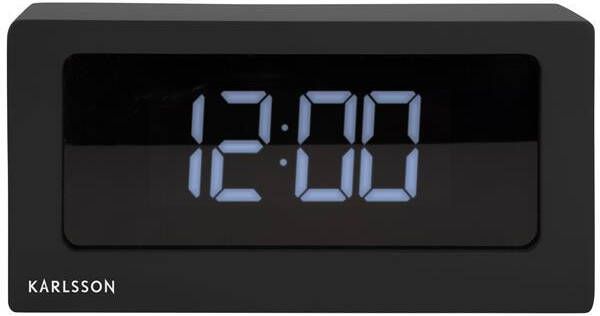 Karlsson Table clock Boxed LED black
