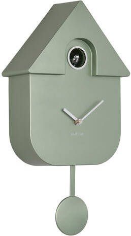 Karlsson Klokken wandkllok Modern Cuckoo Metallic