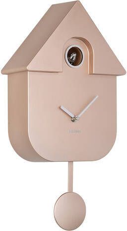 Karlsson Wall Clock Modern Cuckoo Metallic