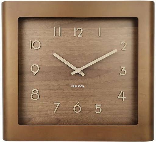 Karlsson Wall Clock Sole Squared Frame