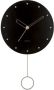 Karlsson Wall clock Studs pendulum wood black - Thumbnail 1