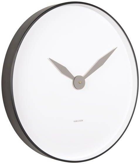 Karlsson Wandklok Albatross Zwart Ø50cm
