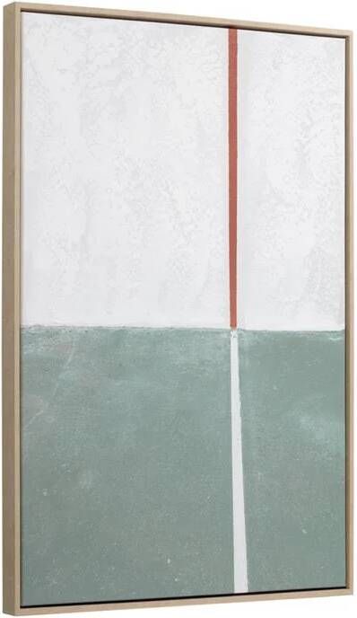 Kave Home Schilderij Malvern Schilderij malvern in groene-wit 50 x 70 cm