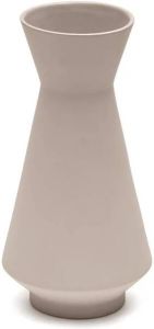 Kave Home Monells keramische vaas in beige 38 cm