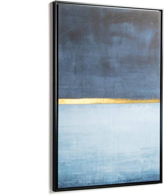Kave Home Schilderij Wrigley Schilderij wrigley 60 x 90 cm blauw
