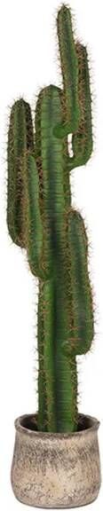 LABEL51 Kunstplant Cactus Groen Kunststof