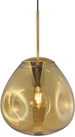 Leitmotiv Hanglamp Blown Glass Messing 25x22cm