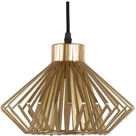 Leitmotiv Pendant lamp Lignes Diamond gold painted