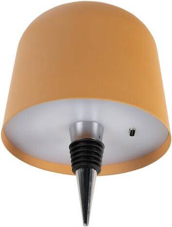 Leitmotiv Tafellamp Cone Hat Led Okergeel Ø10cm
