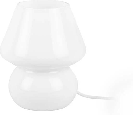 Leitmotiv Tafellamp Glass Vintage Wit Ø16cm