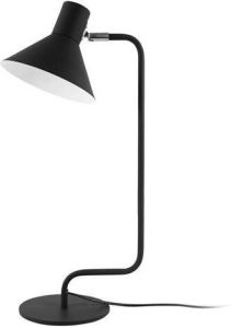 Leitmotiv Tafellamp Office Curved Zwart 18x21 5x50 5cm