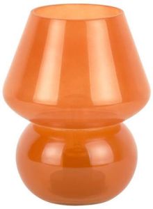 Leitmotiv Tafellamp Vintage LED Oranje 16x16x20cm