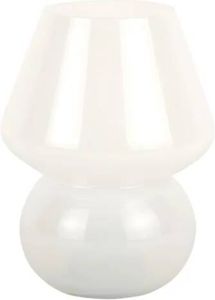 Leitmotiv Tafellamp Vintage LED Wit 16x16x20cm