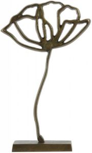 Light & Living Deco Beeld Papaveru Goud Metaal 28x45x9cm (BxHxD)